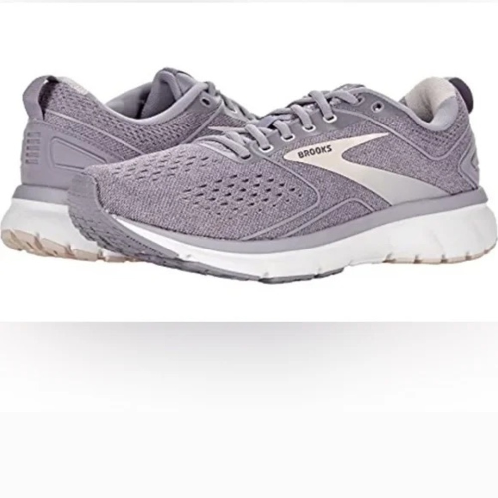 Brooks Transmit 3 Running Shoes - Size 8 - Lavender/Ice